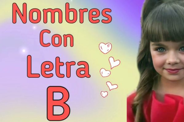 Nombres de niña que terminan en la letra B