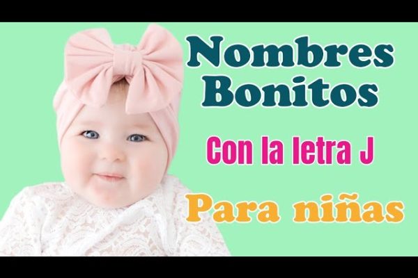 Nombres de niña que terminan en la letra J