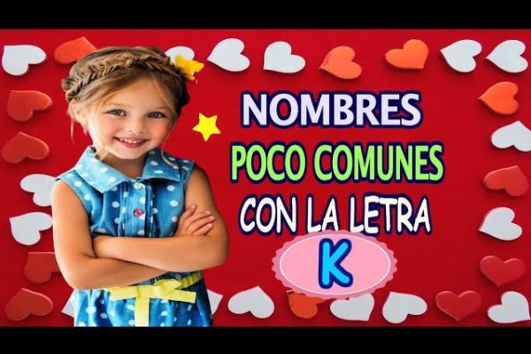 Nombres de niña que terminan en la letra K