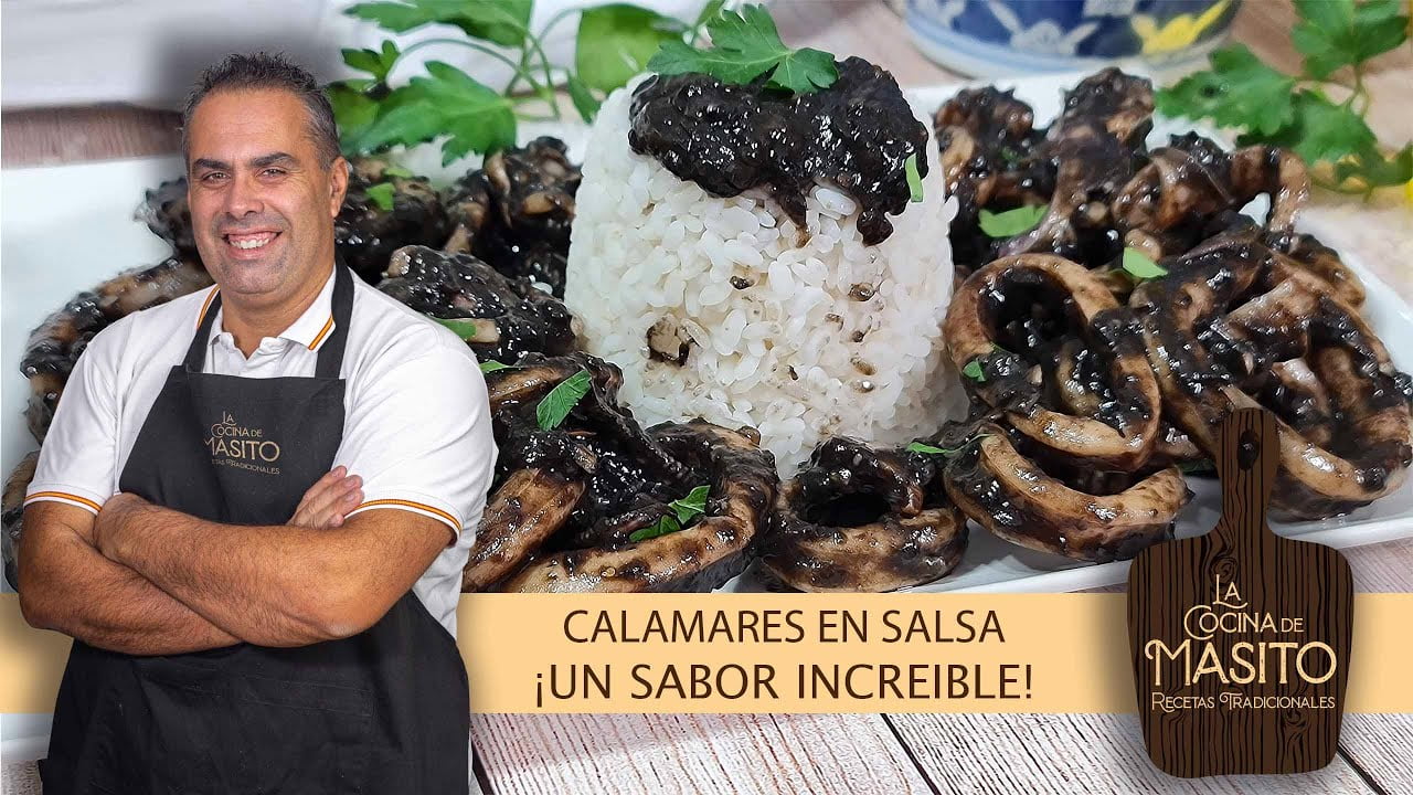Receta-de-calamares-en-su-tinta - Sonajero.es Receta de calamares en su tinta