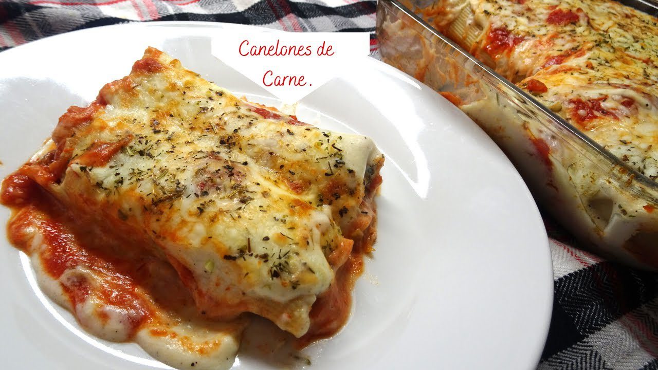 Receta-de-canelones-de-carne-caseros - Sonajero.es Receta de canelones de carne caseros