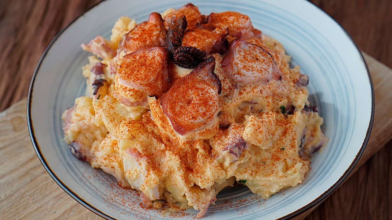 Receta-de-ensaladilla-de-pulpo - Sonajero.es Receta de ensaladilla de pulpo