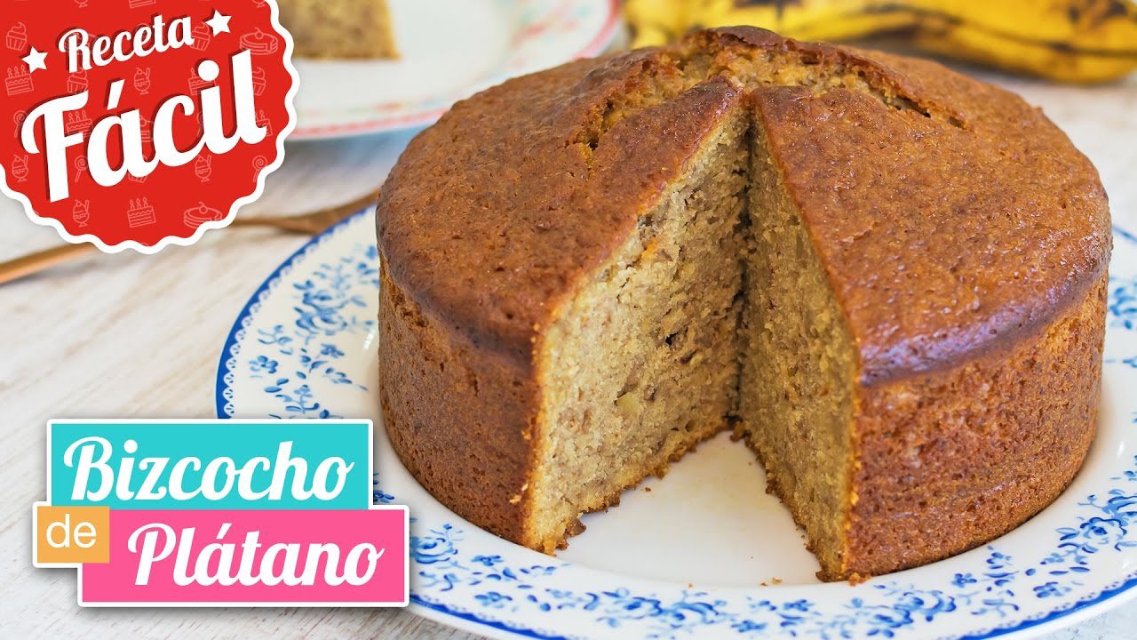 Como-hacer-un-bizcocho-de-platano-esponjoso - Sonajero.es Cómo hacer un bizcocho de plátano esponjoso
