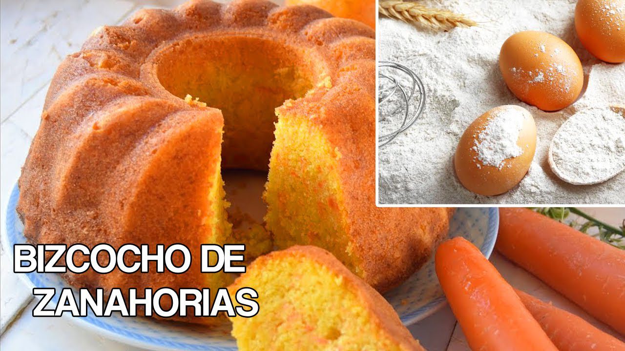Receta-de-pastel-de-zanahoria-esponjoso - Sonajero.es Receta de pastel de zanahoria esponjoso