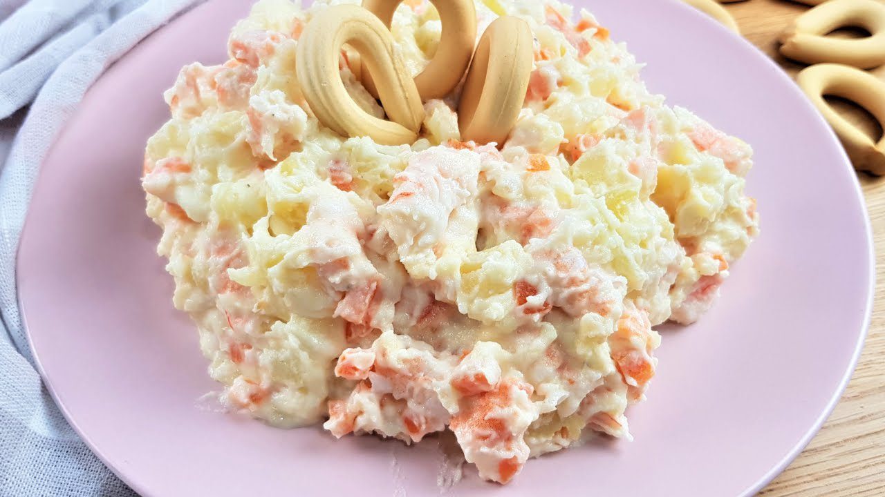 Como-hacer-ensaladilla-rusa-con-langostinos - Sonajero.es Cómo hacer ensaladilla rusa con langostinos