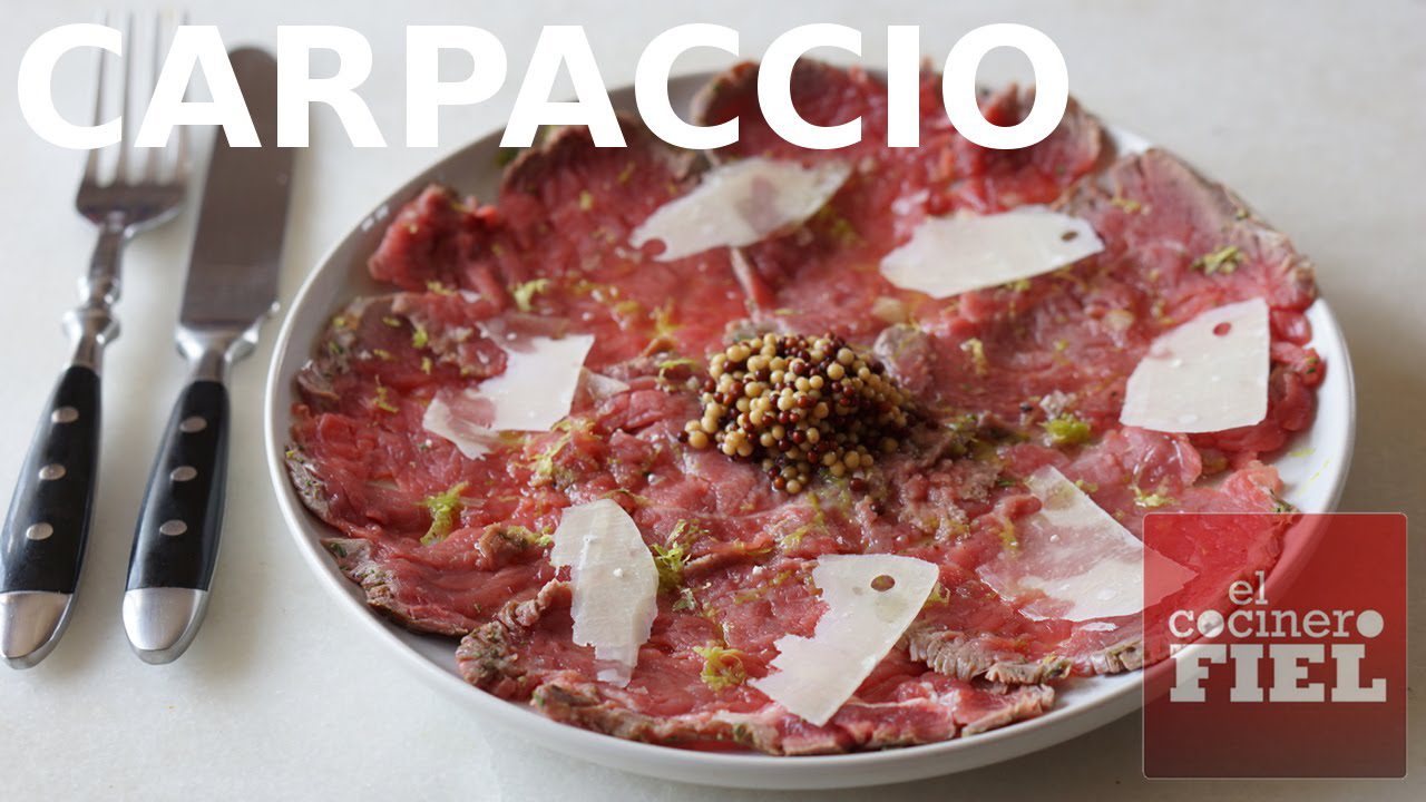 Cómo preparar un carpaccio de ternera