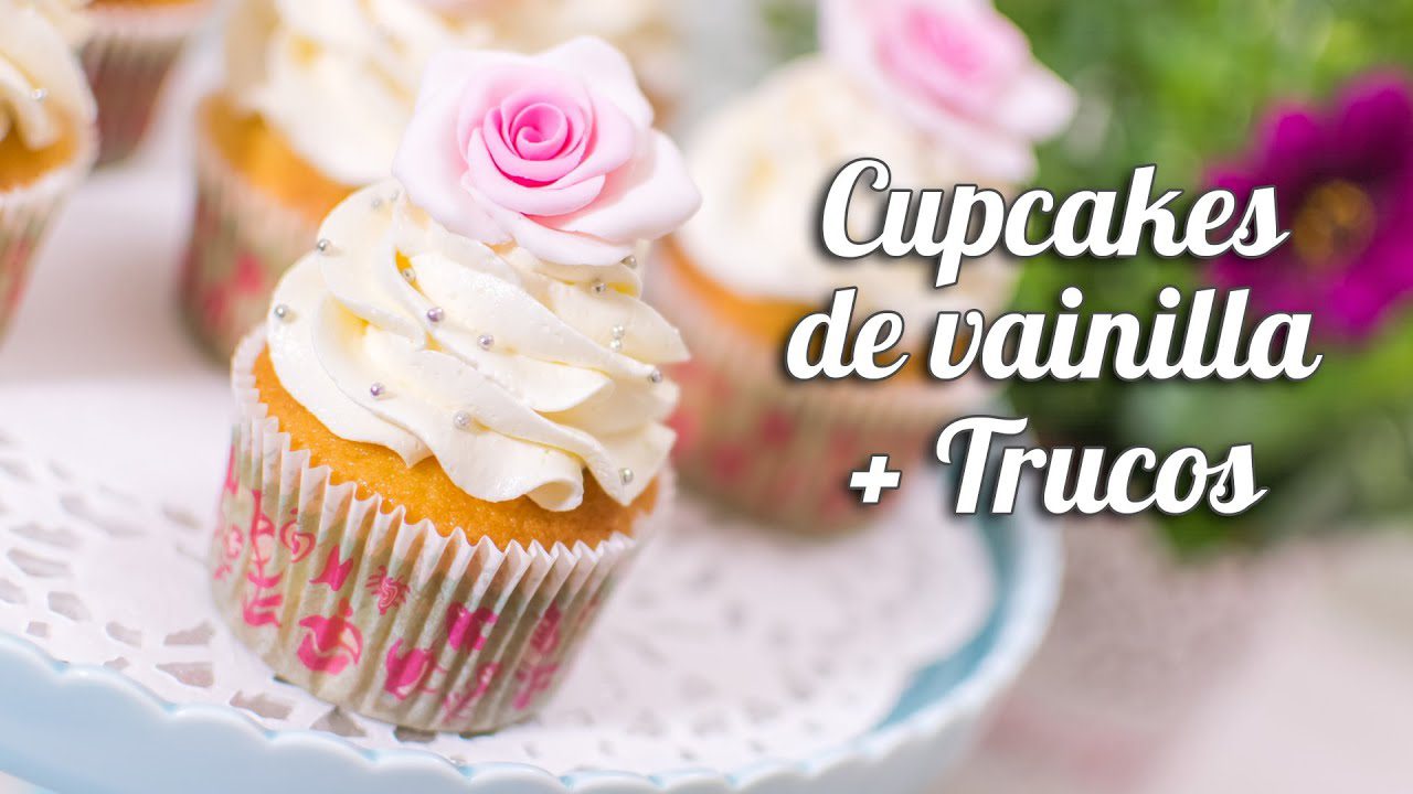 Receta de cupcakes de vainilla