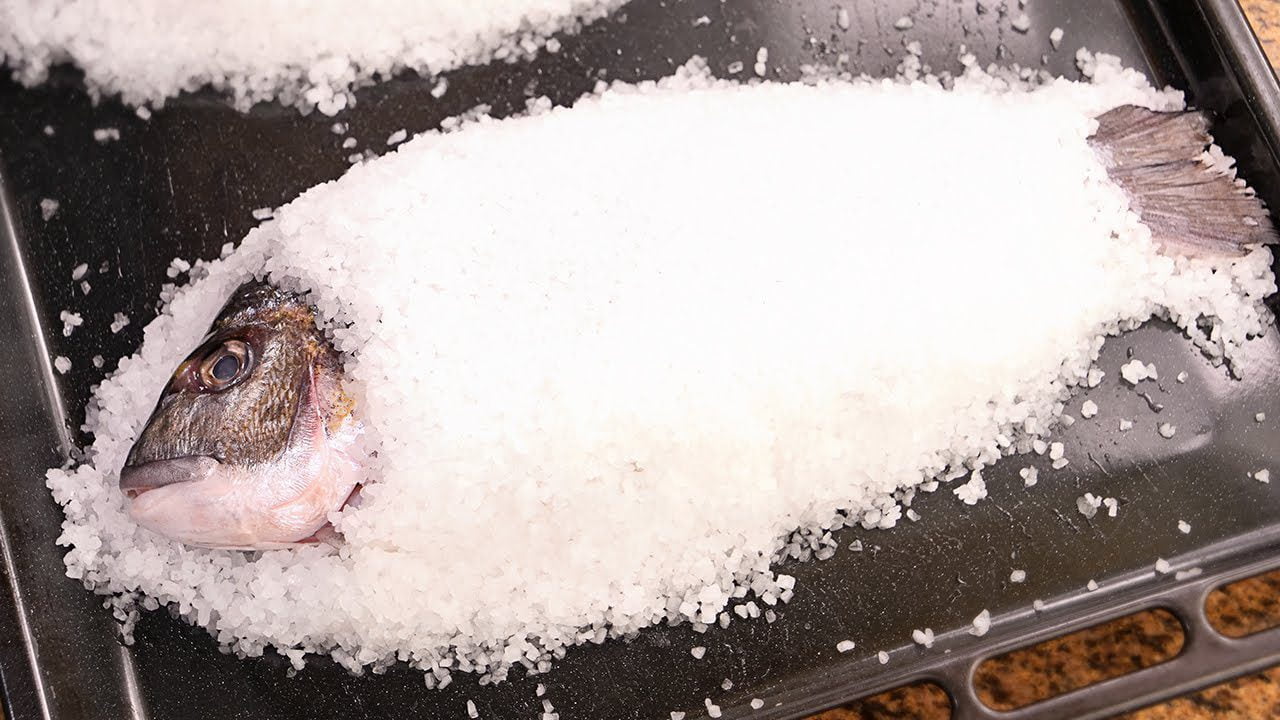 Receta-de-dorada-a-la-sal - Sonajero.es Receta de dorada a la sal