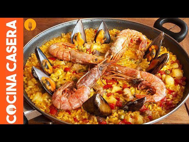 Receta-de-paella-mixta-con-pollo-y-mariscos - Sonajero.es Receta de paella mixta con pollo y mariscos