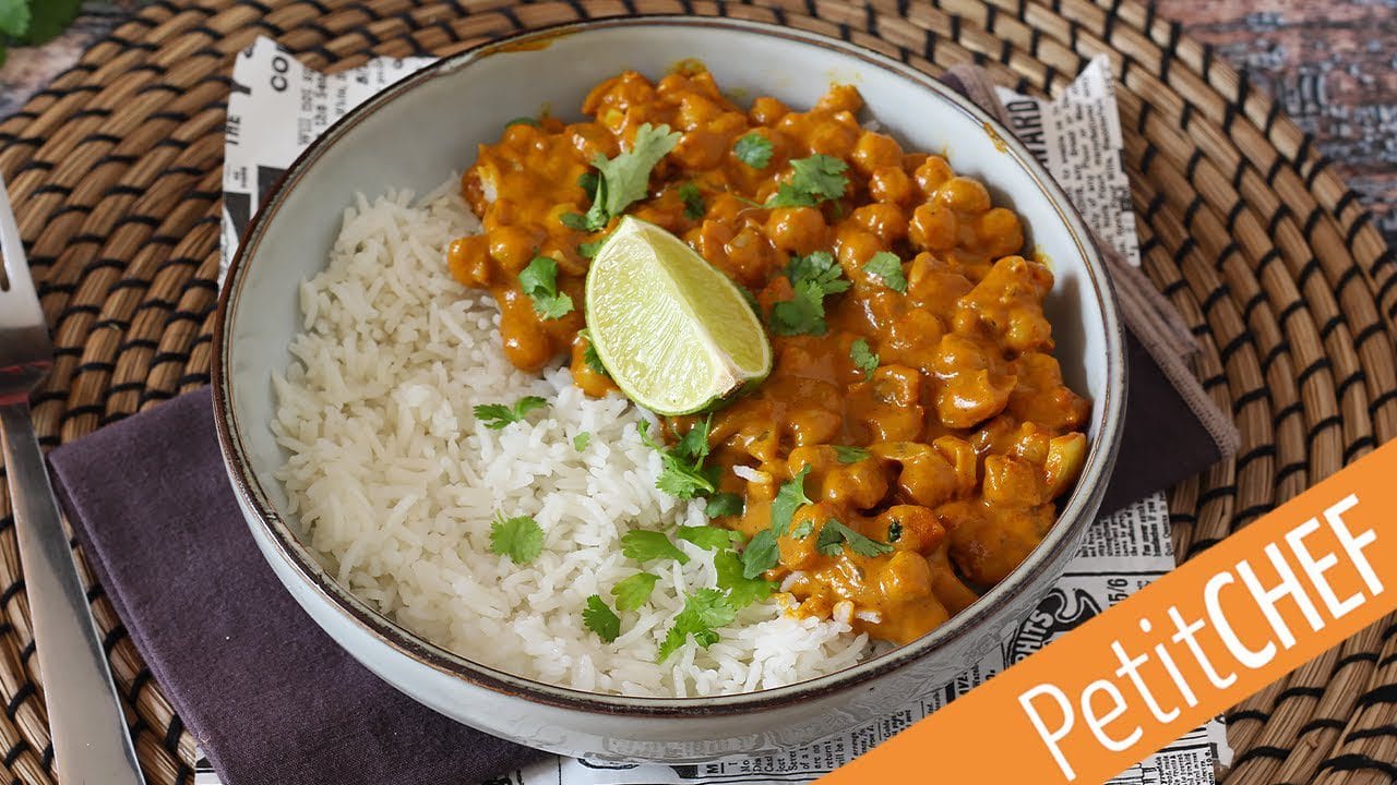 Cómo preparar un curry de garbanzos