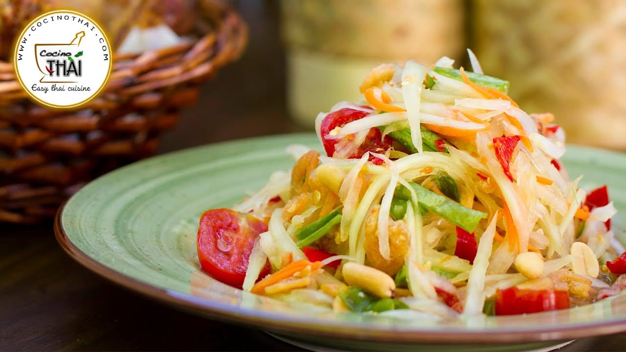 Receta-de-ensalada-de-papaya-verde - Sonajero.es Receta de ensalada de papaya verde