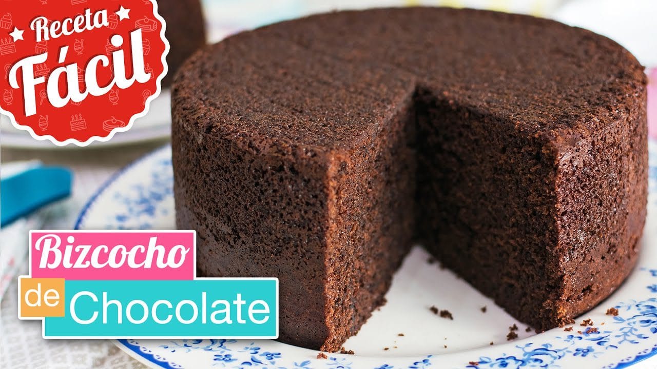 Como-hacer-bizcocho-de-chocolate-esponjoso - Sonajero.es Cómo hacer bizcocho de chocolate esponjoso