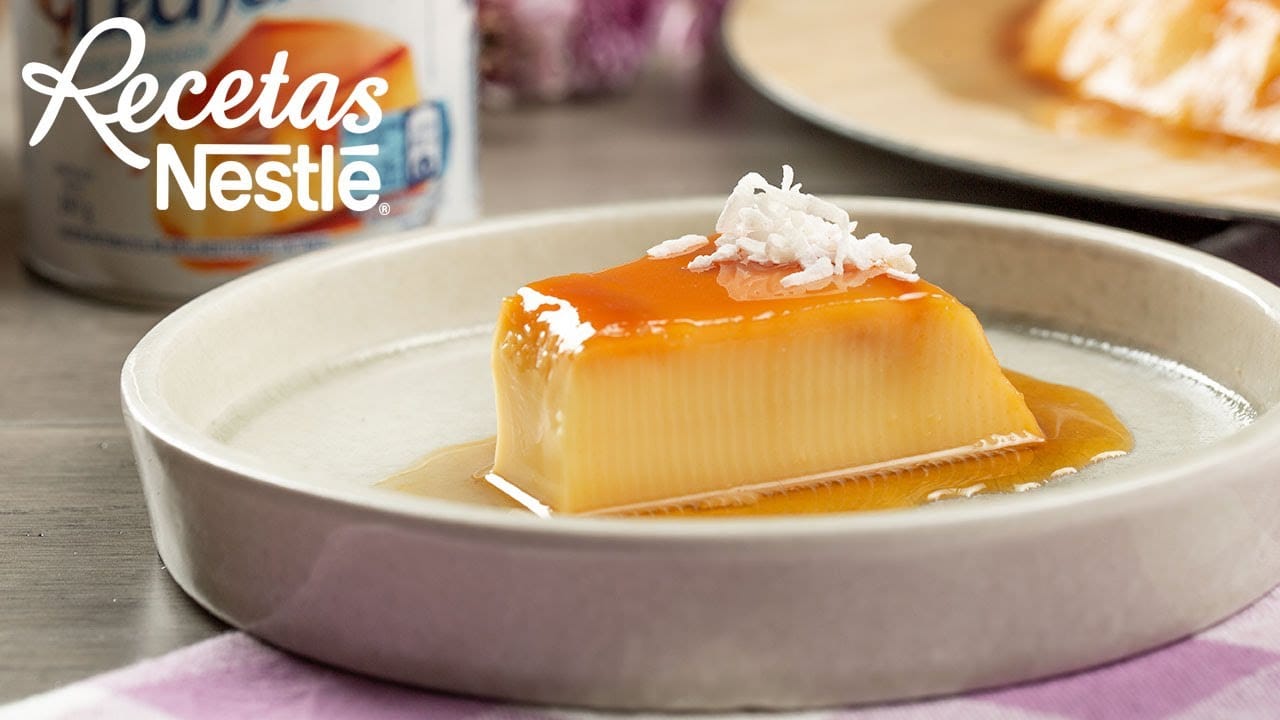 Cómo preparar un flan de coco