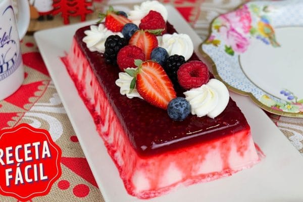 Receta de pannacotta de frutos rojos