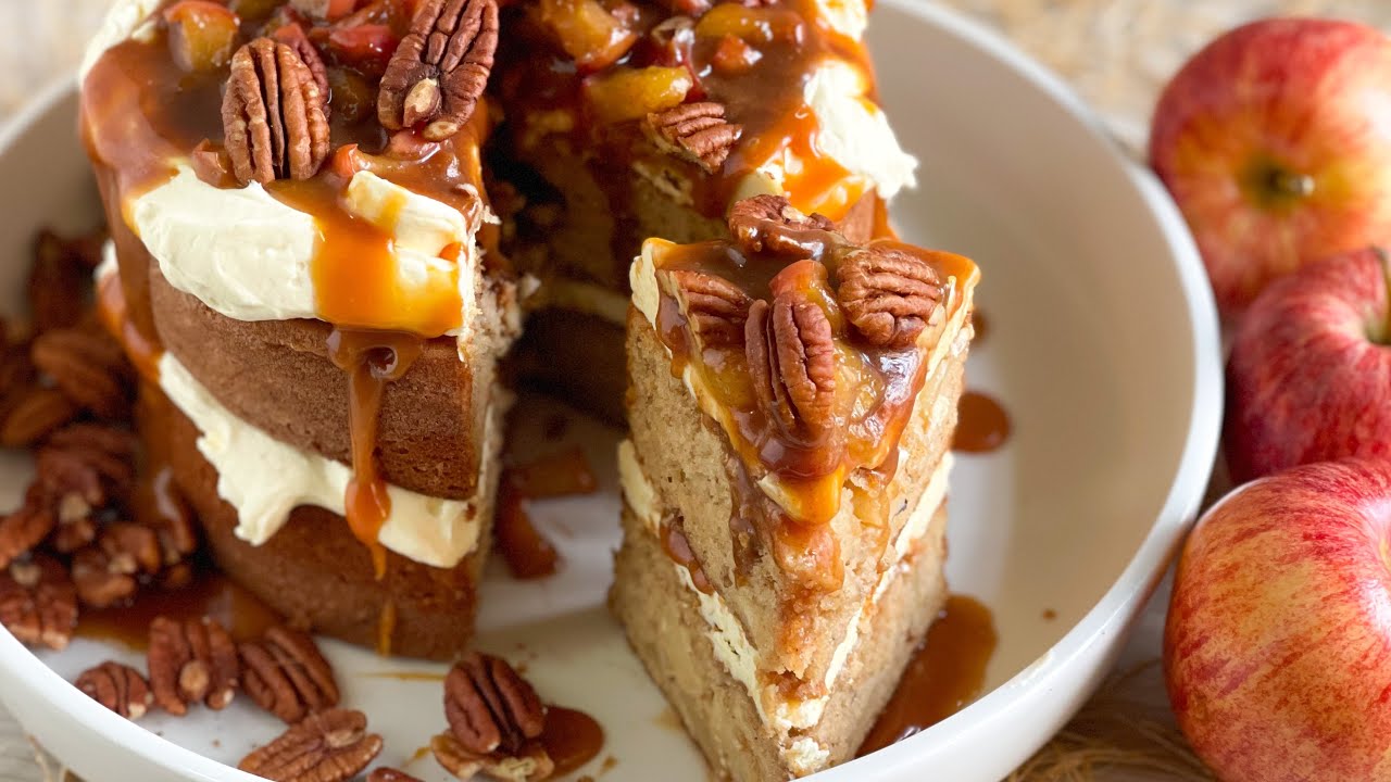 Como-hacer-un-bizcocho-de-manzana-y-nueces - Sonajero.es Cómo hacer un bizcocho de manzana y nueces