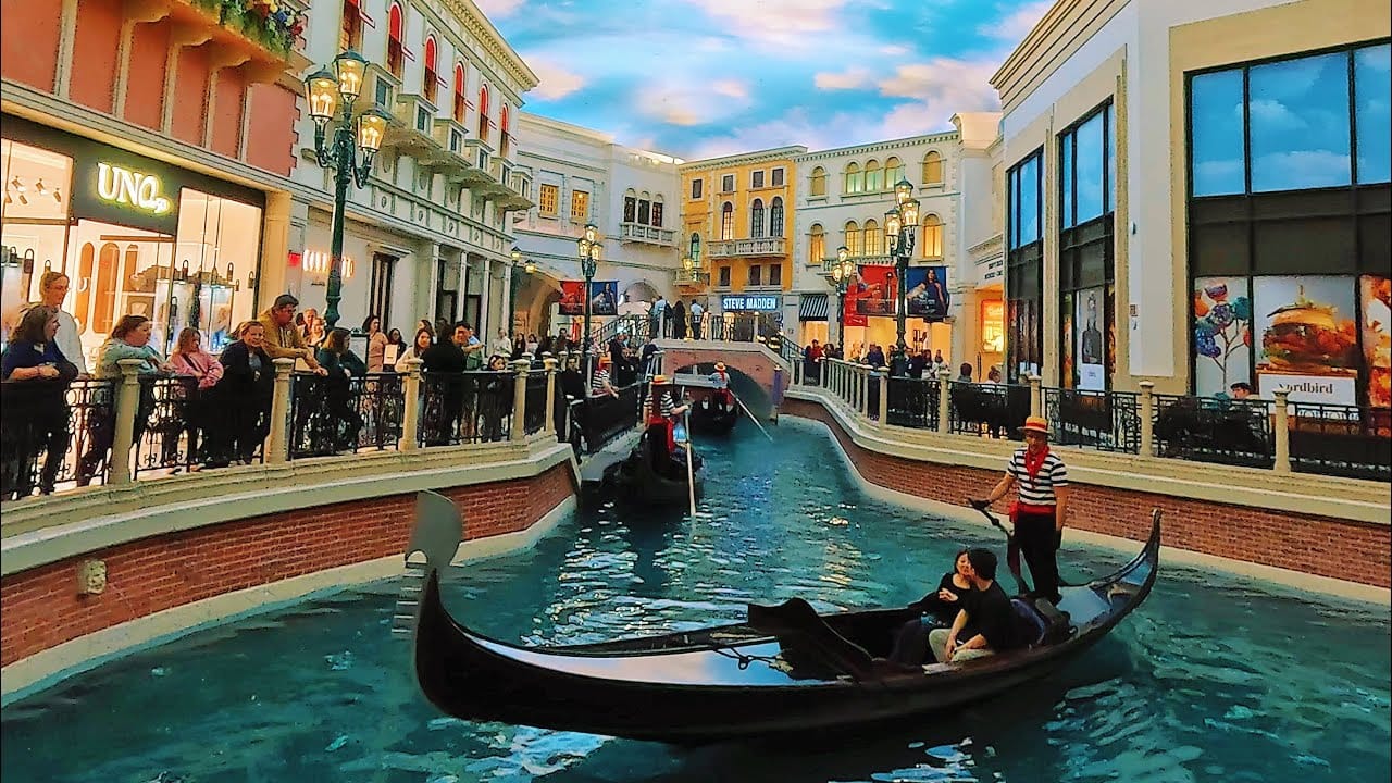 Descubriendo el The Grand Canal Shoppes en Las Vegas