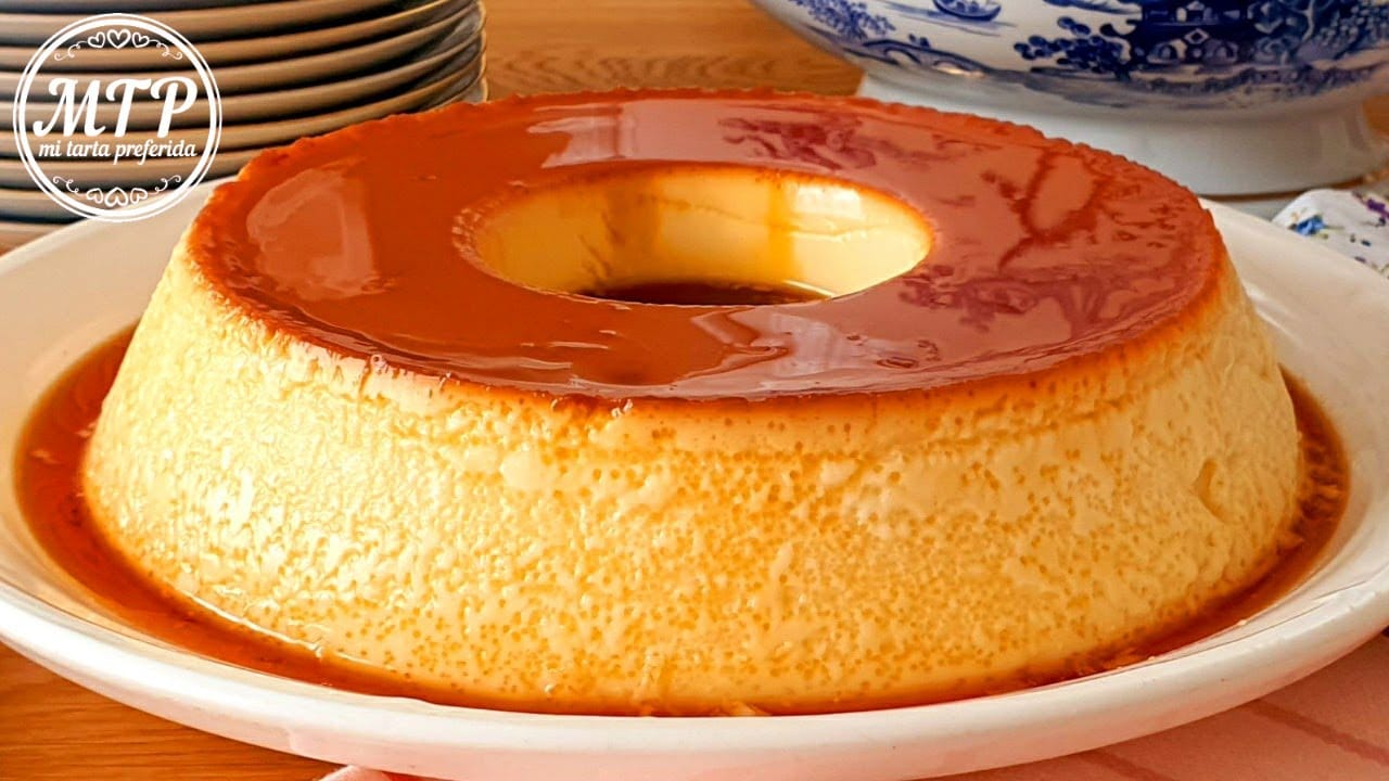 Receta de flan de vainilla y caramelo