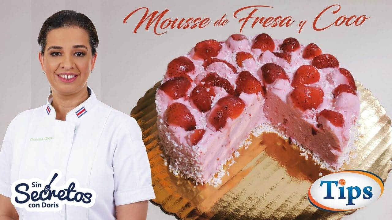 Receta-de-mousse-de-fresa-y-coco - Sonajero.es Receta de mousse de fresa y coco