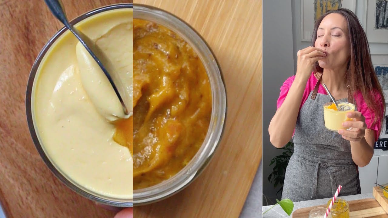 Receta-de-mousse-de-mango-y-yogur - Sonajero.es Receta de mousse de mango y yogur