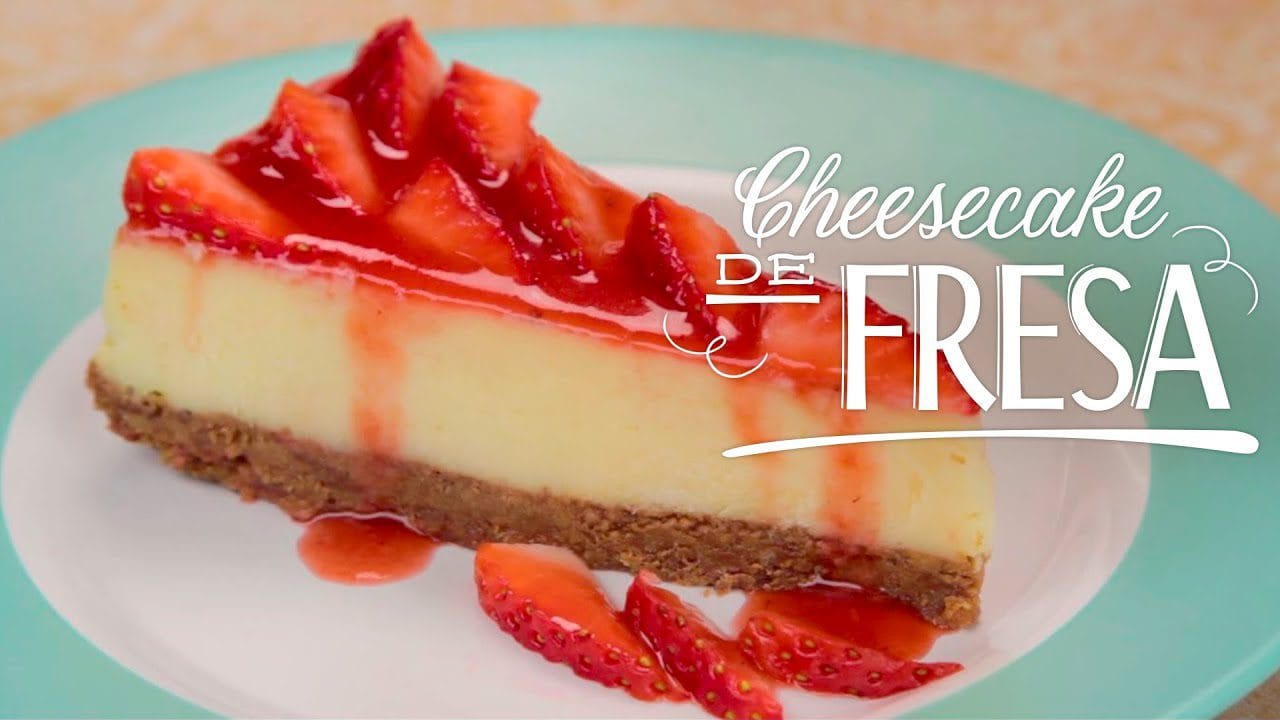 Cómo hacer una tarta de queso y fresas
