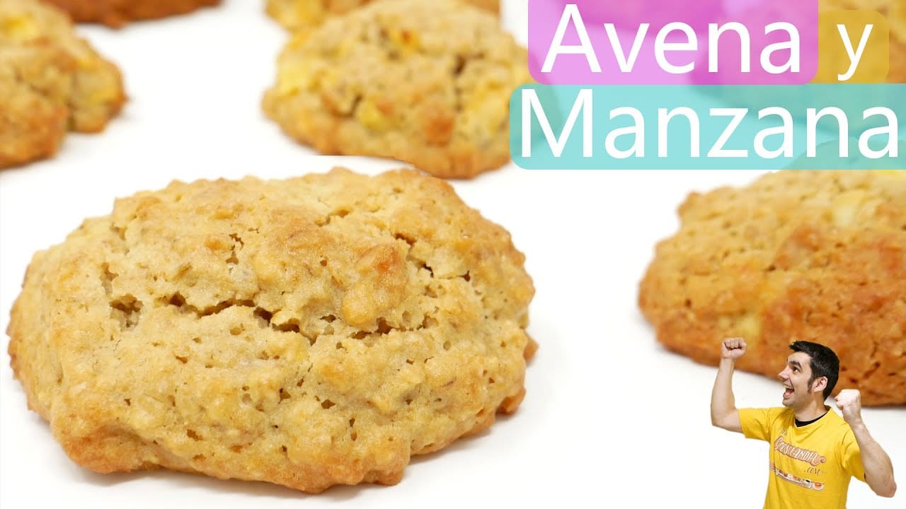 Cómo hacer unas galletas de avena y manzana