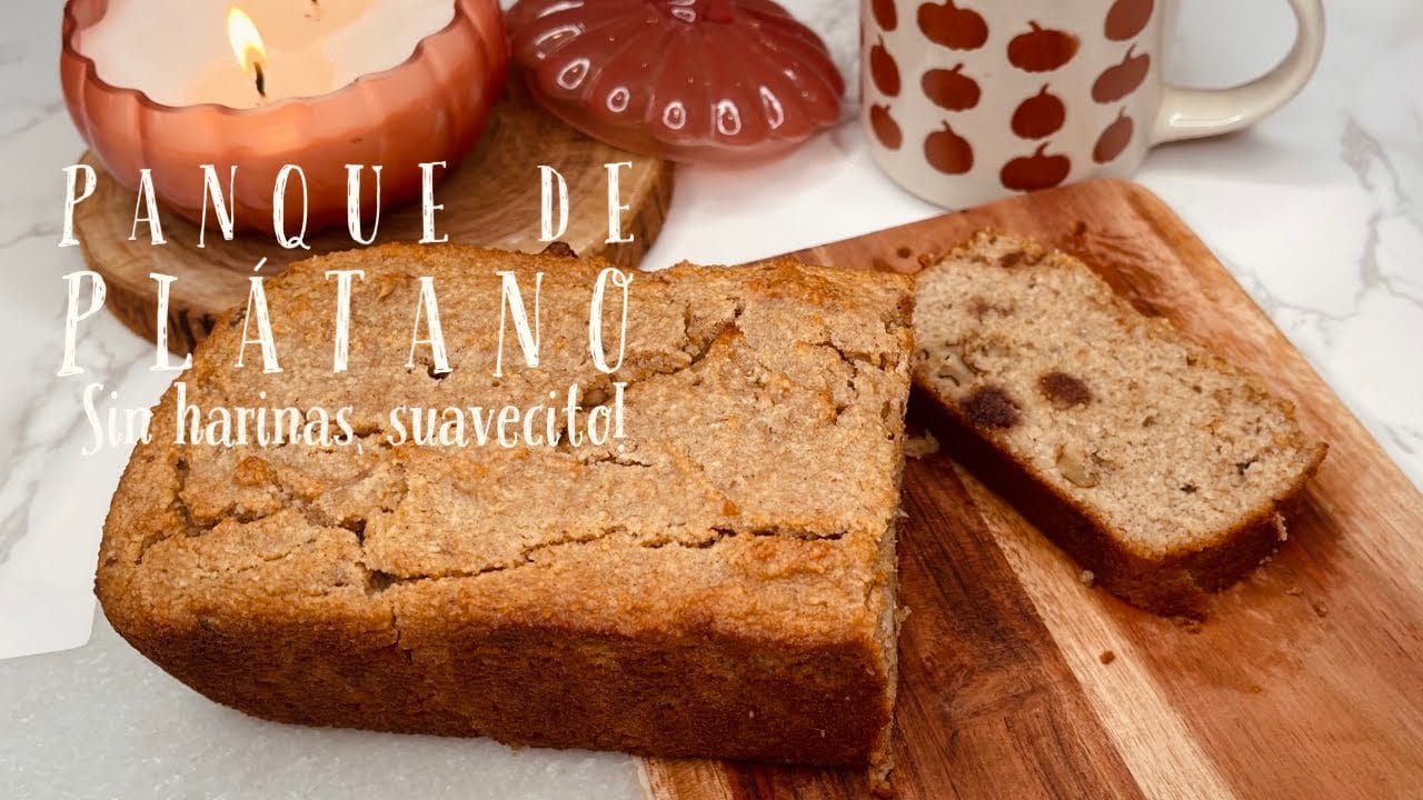 Cómo preparar un bizcocho de plátano y almendra