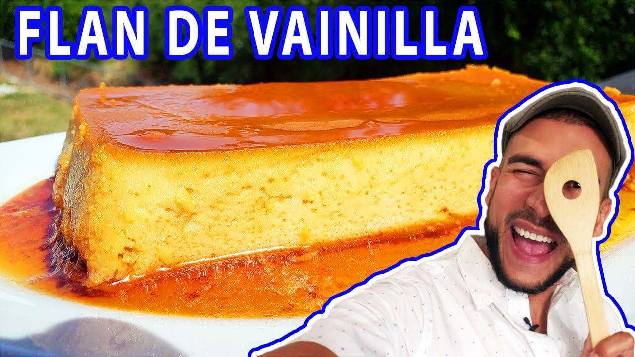 Receta de flan de vainilla y nuez moscada