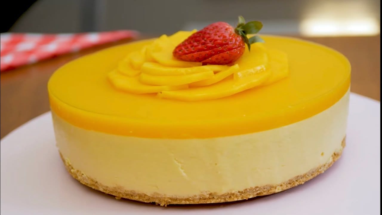 Como-preparar-una-tarta-de-queso-y-mango - Sonajero.es Cómo preparar una tarta de queso y mango