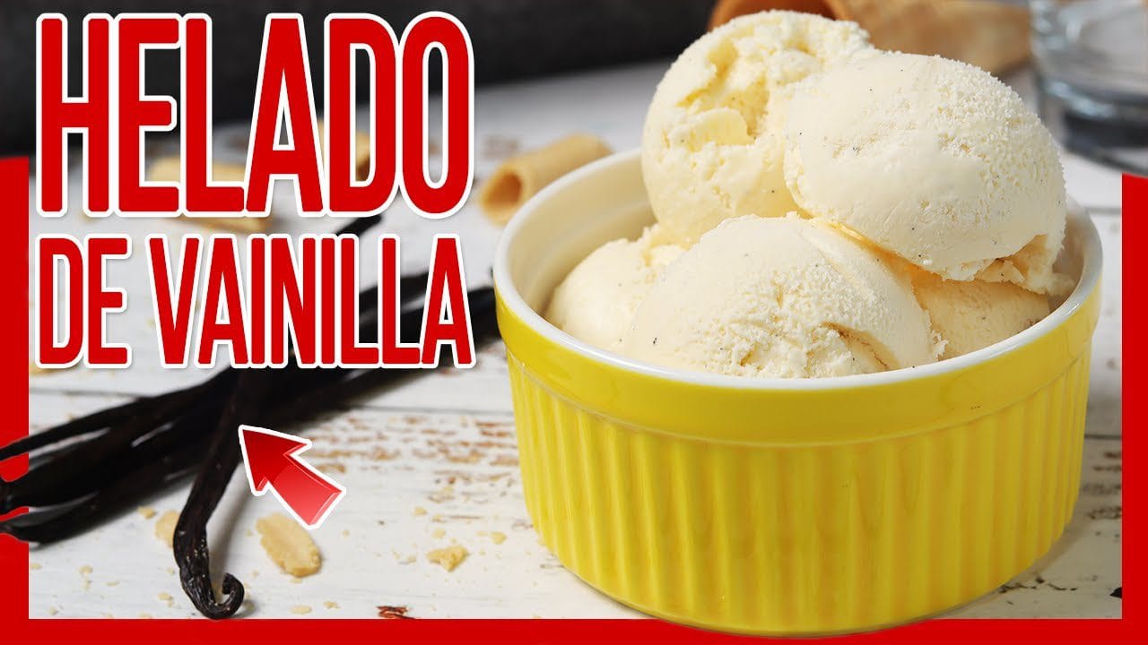 Receta-de-helado-de-vainilla-casero - Sonajero.es Receta de helado de vainilla casero