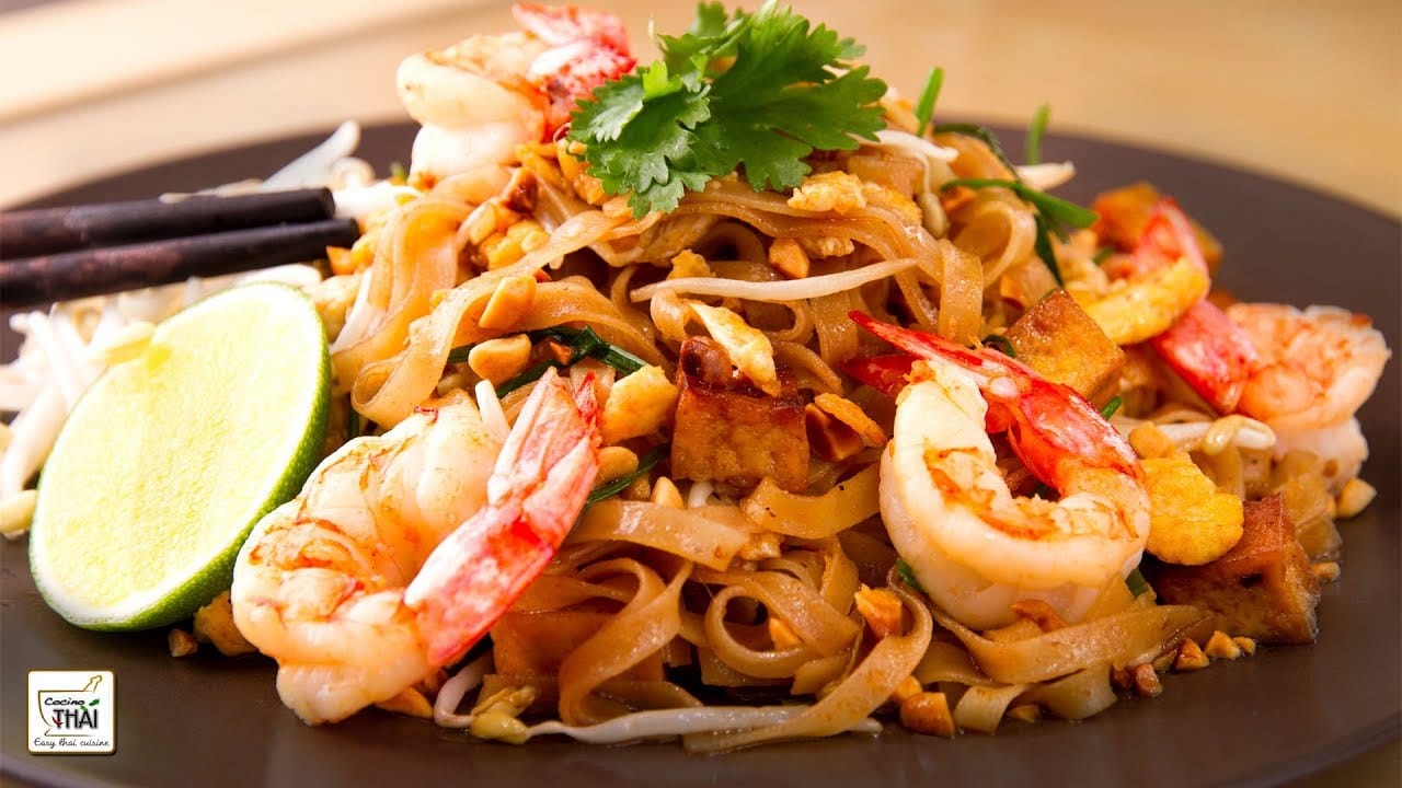 Receta de pad thai tailandés
