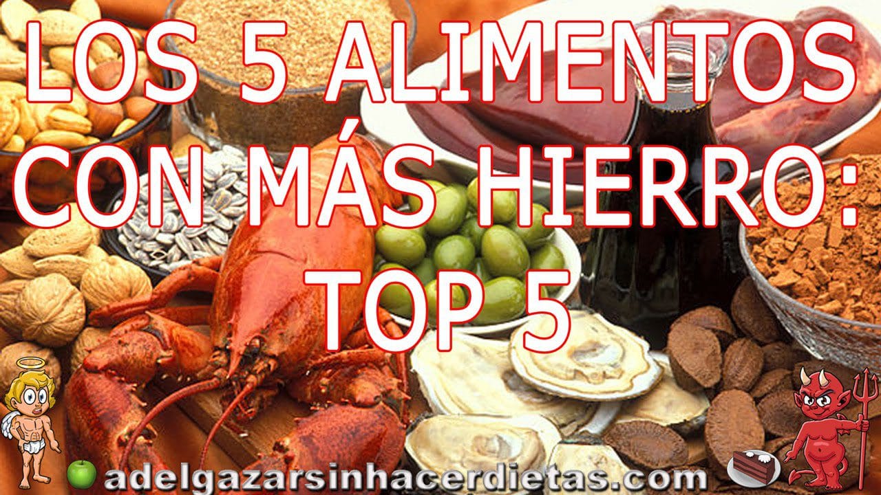 Alimentos-ricos-en-hierro-para-prevenir-la-anemia-en-mujeres - Sonajero.es Alimentos ricos en hierro para prevenir la anemia en mujeres