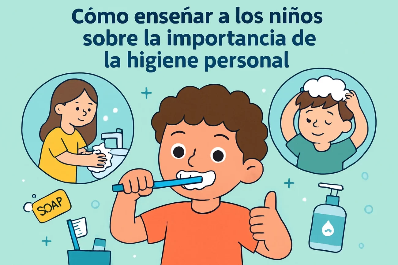 Como-ensenar-a-los-ninos-sobre-la-importancia-de-la-higiene-personal - Sonajero.es Cómo enseñar a los niños sobre la importancia de la higiene personal