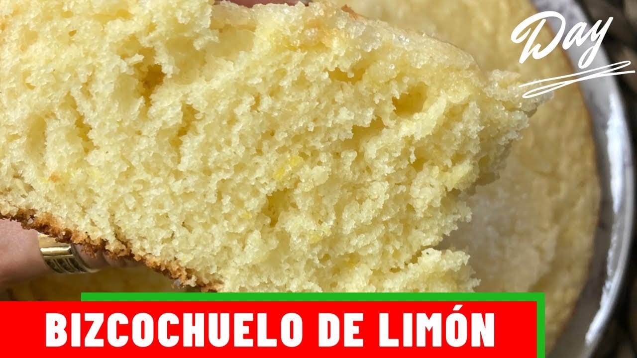 Cómo hacer un bizcocho de limón esponjoso