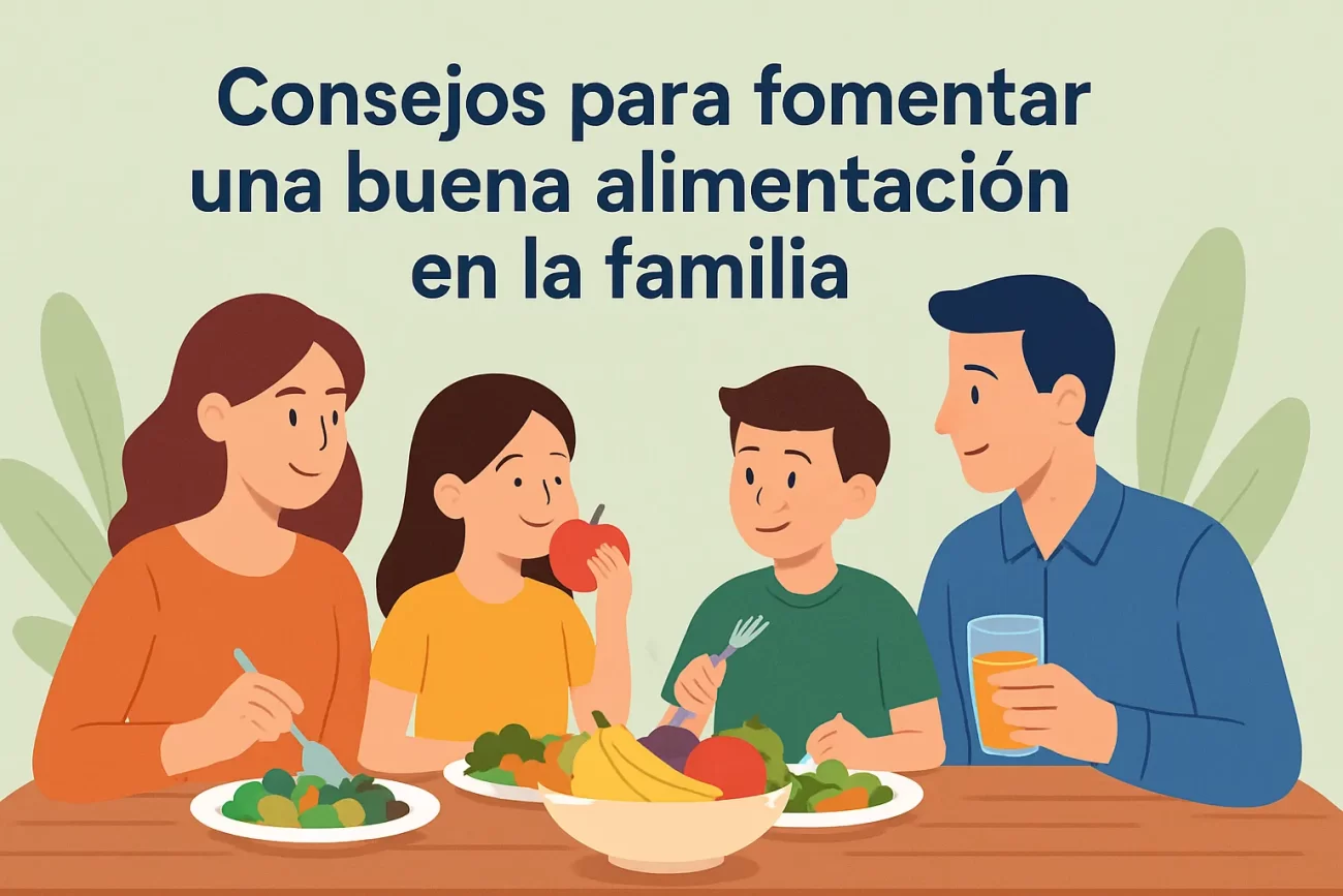 Consejos para fomentar una buena alimentación en la familia