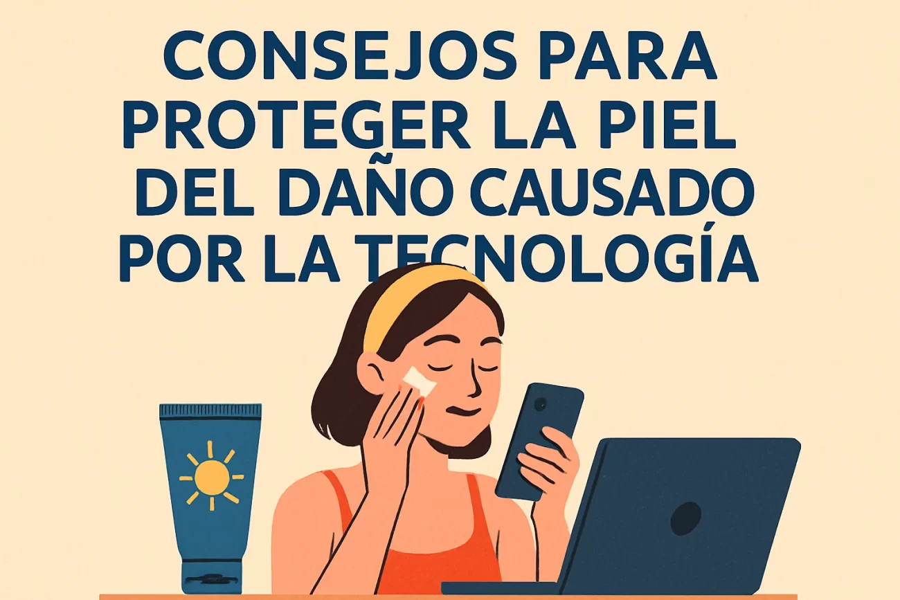 Consejos para proteger la piel del daño causado por la tecnología