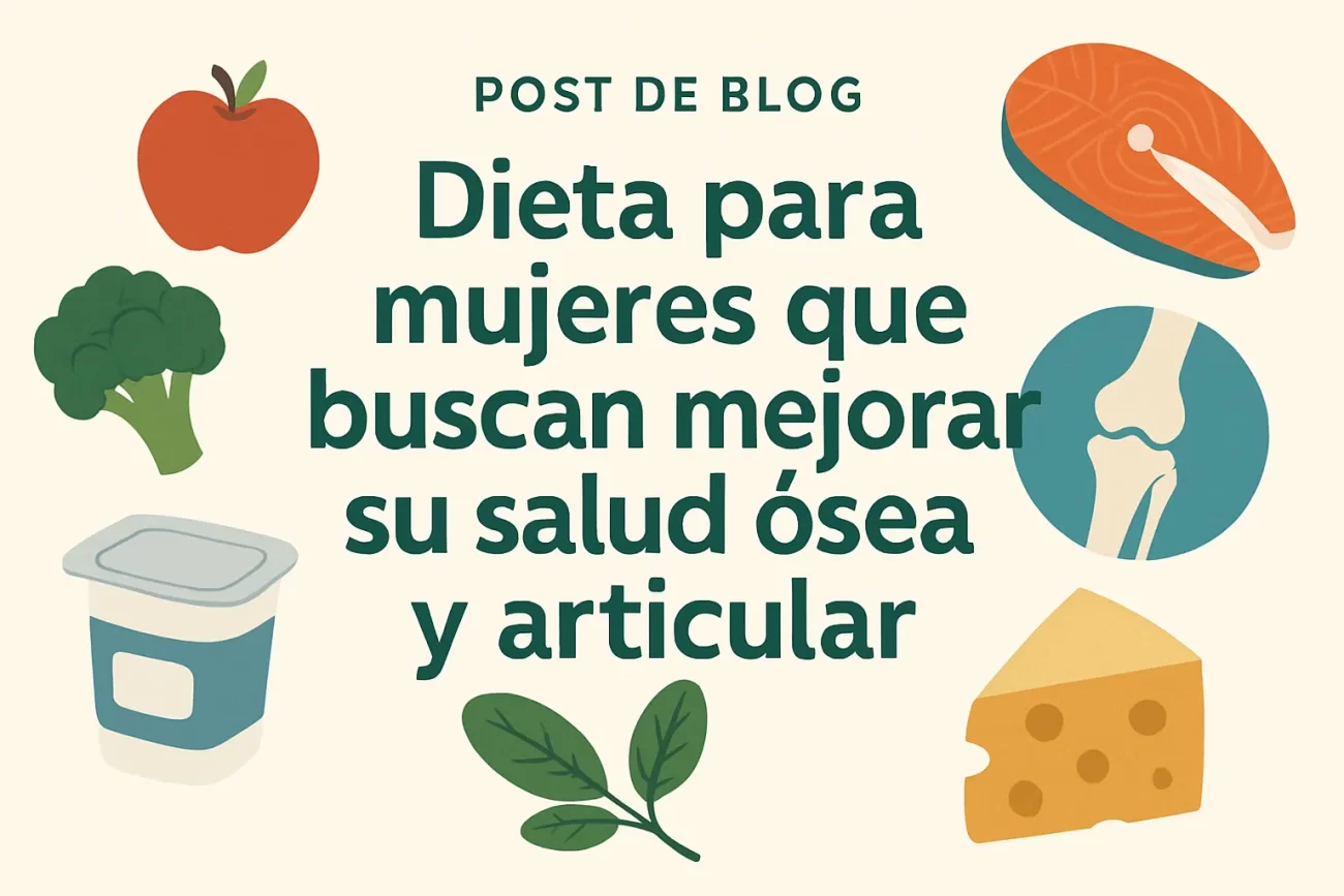 Dieta para mujeres que buscan mejorar su salud ósea y articular