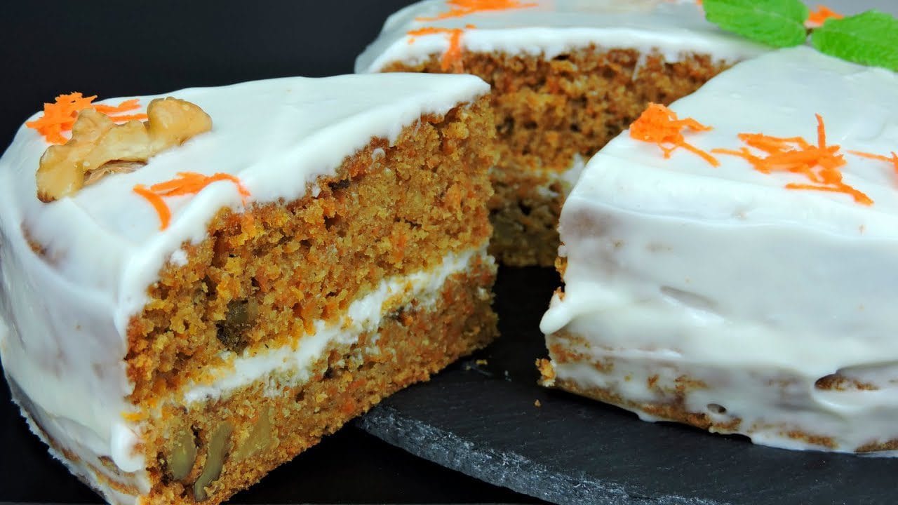 Receta-de-tarta-de-zanahoria - Sonajero.es Receta de tarta de zanahoria