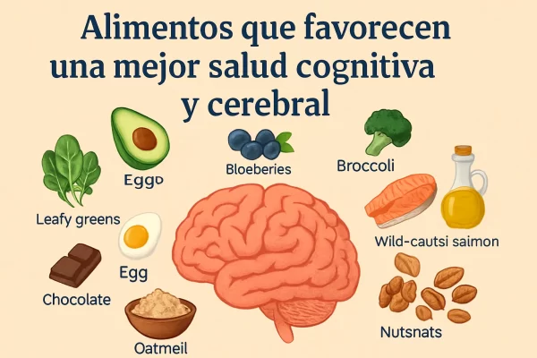 Alimentos que Favorecen una Mejor Salud Cognitiva y Cerebral: Guía Completa