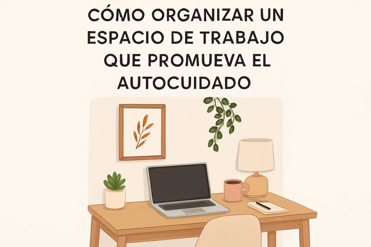 Como-organizar-un-espacio-de-trabajo-que-promueva-el-autocuidado - Sonajero.es Cómo organizar un espacio de trabajo que promueva el autocuidado