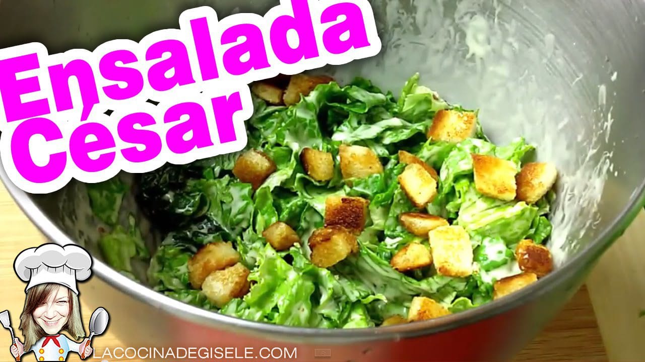 Como-preparar-una-ensalada-Cesar - Sonajero.es Cómo preparar una ensalada César