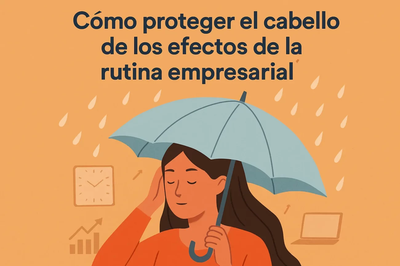 Cómo proteger el cabello de los efectos de la rutina empresarial
