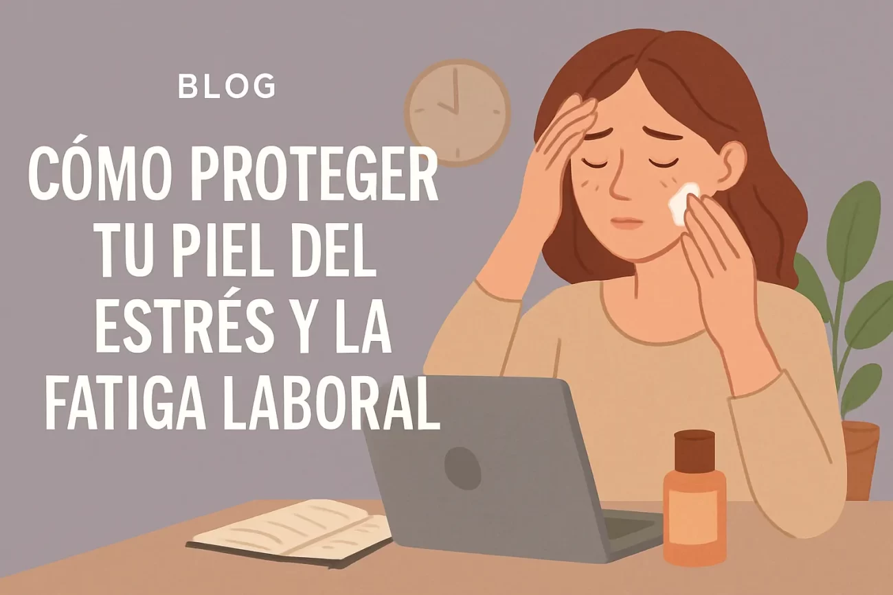 Cómo proteger tu piel del estrés y la fatiga laboral