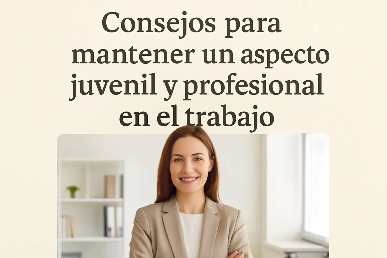 Consejos para mantener un aspecto juvenil y profesional en el trabajo