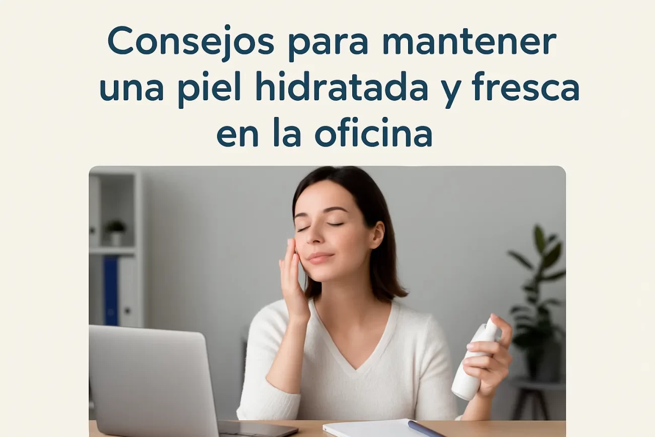 Consejos-para-mantener-una-piel-hidratada-y-fresca-en-la-oficina - Sonajero.es Consejos para mantener una piel hidratada y fresca en la oficina