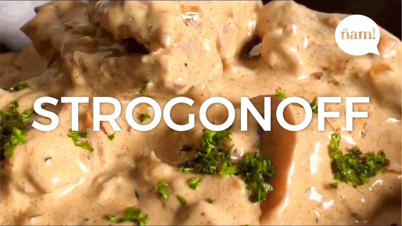 Receta-de-ternera-stroganoff - Sonajero.es Receta de ternera stroganoff