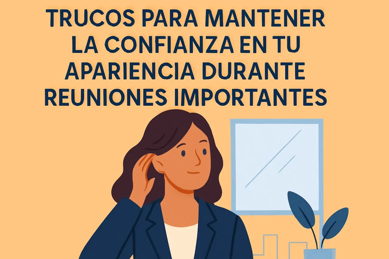 Trucos para mantener la confianza en tu apariencia durante reuniones importantes