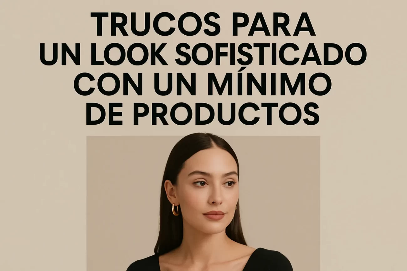 Trucos para un look sofisticado con un mínimo de productos