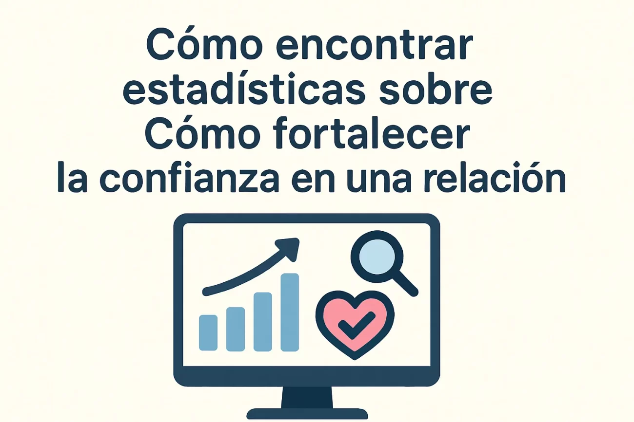 cómo encontrar estadísticas sobre Cómo fortalecer la confianza en una relación