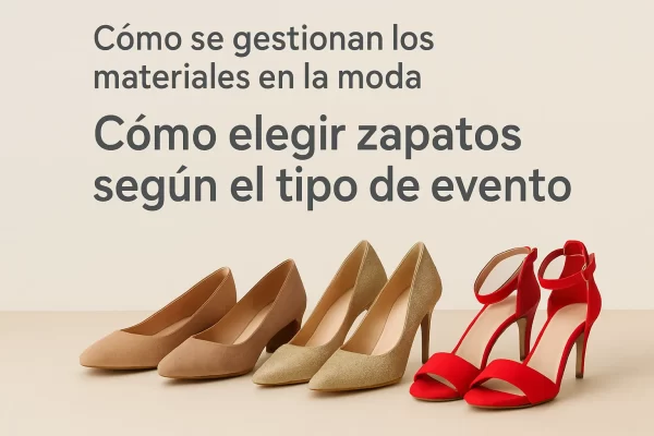 Cómo se gestionan los materiales en la moda y cómo elegir zapatos según el tipo de evento: guía completa