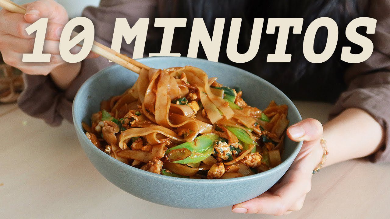 Receta de pad see ew tailandés